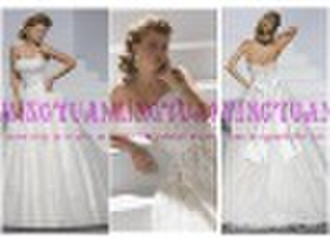 appliqued ivory organza ball gown hot 2010 wedding