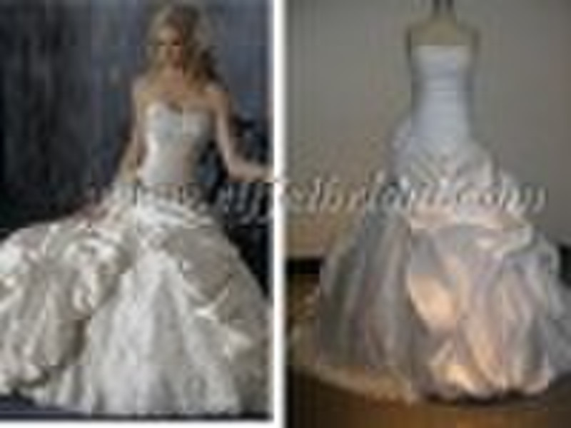 2010 new style whiter bridal wedding gown