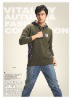 Men's hood long sleeve sweater