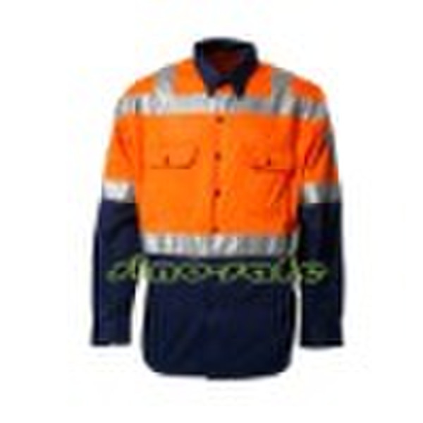 Work Shirt 3M Klebeband Bekleidung Arbeitsbekleidung Herren Unif