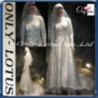 2011 Classical Series muslim wedding dress