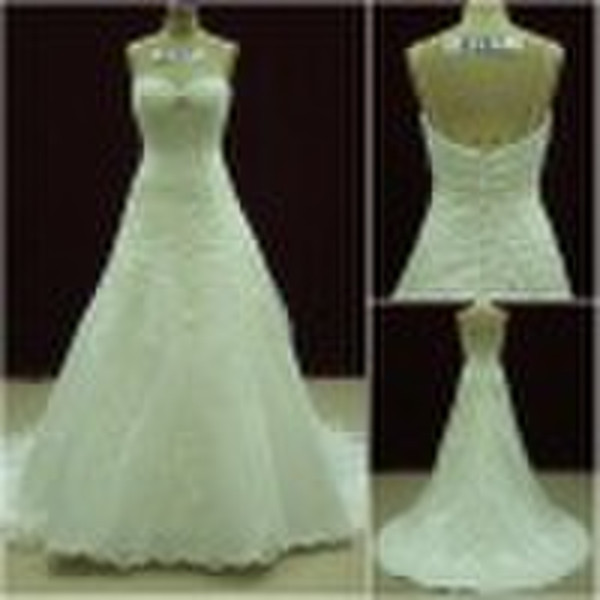 F217 real picture wedding gown