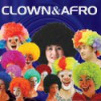 CLOWN AND AFRO wigs