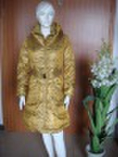 ladies' long down coat