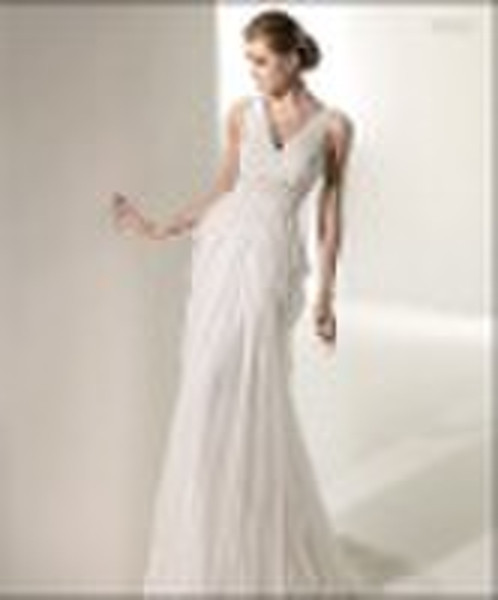 2010 POPULAR CHIFFON WEDDING GOWN