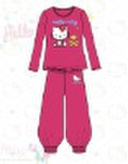 Hello Kitty Girl's Pajama Set Kid Sleepwear