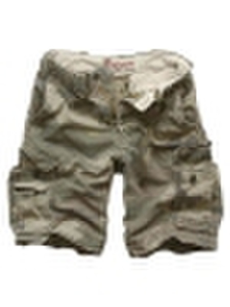 [LEAP]Camel print cargo pocket bermuda  (children