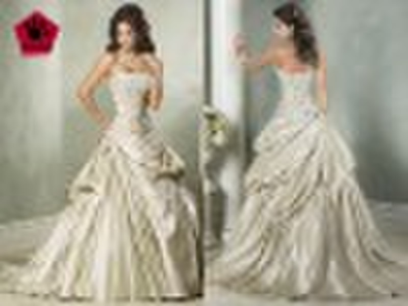 2011 Beautiful Mermaid Sleeveless Wedding Dress Br