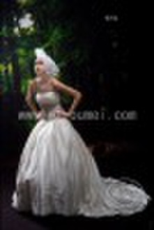 New design wedding gown cap sleeves