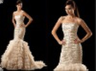 Beautiful Embroidery & Beaded bridal gown