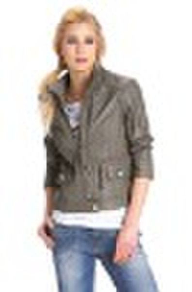 synthetic leather jacket