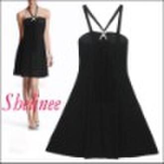 Sheilnee Fab Mitternacht Sexy Little Black Minikleid