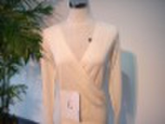 ladies' fashion knitted wool sweater