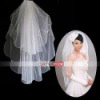 2 Layers Elbow Length bridal  Veil