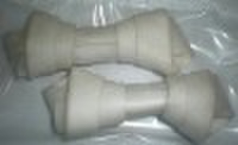 Bleached Rawhide Knotted Bone 3-3.5"