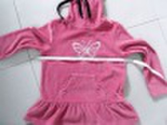 LS VELOUR SWEATER DRESS