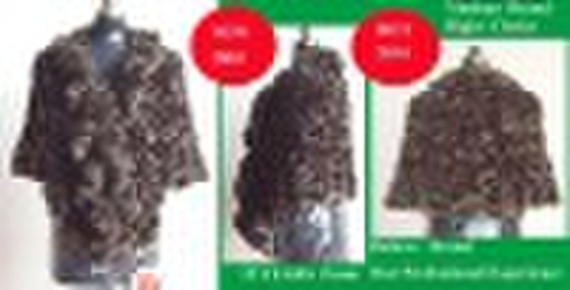 NEU 2010 100% Echt Sheared Rex Rabbit Fur Coat +