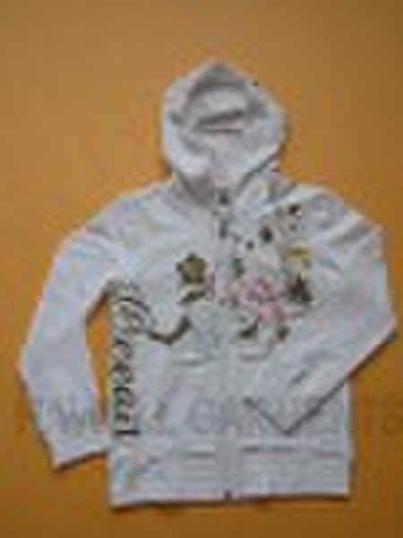 Girls hoody longsleeve with emb and print sportswe