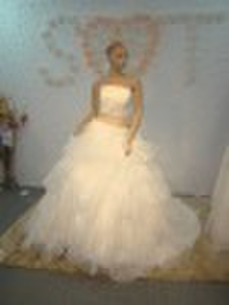 REAL248  Ready for wear organza with swarovski cry