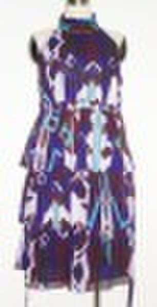 Fashion silk dress