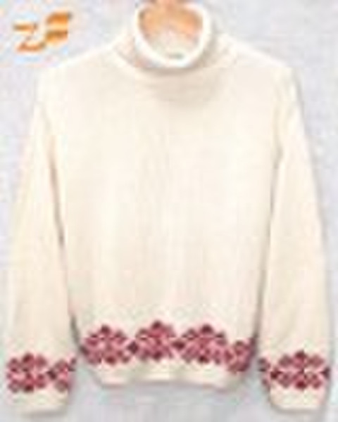 Ladies fashion turtleneck sweater