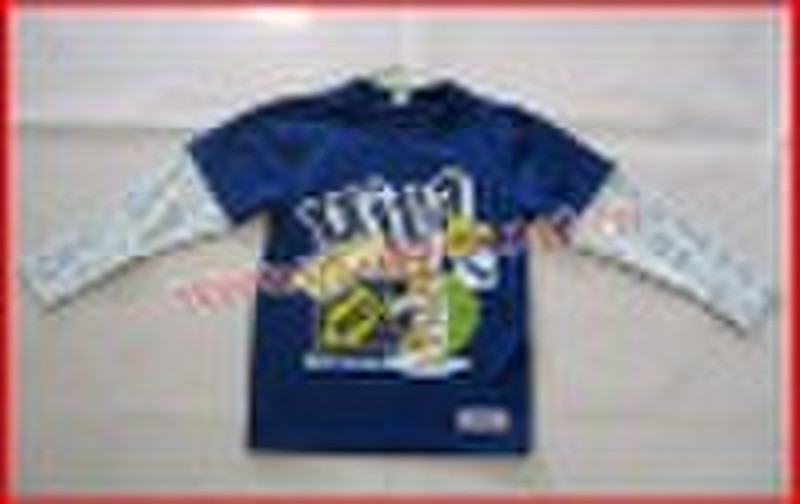 Fashion Cotton/Polyester Kids' Long Sleeve Swe