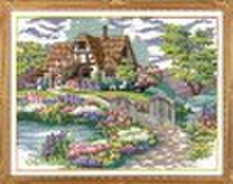 Cross Stitch Kit " lovely house "