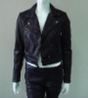 women's jacket / fake leather jacket / lady ga