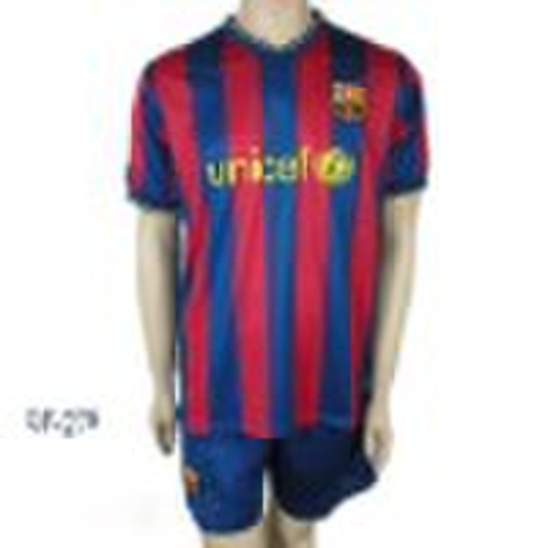 the latest 09-10 season Barcelona home football we