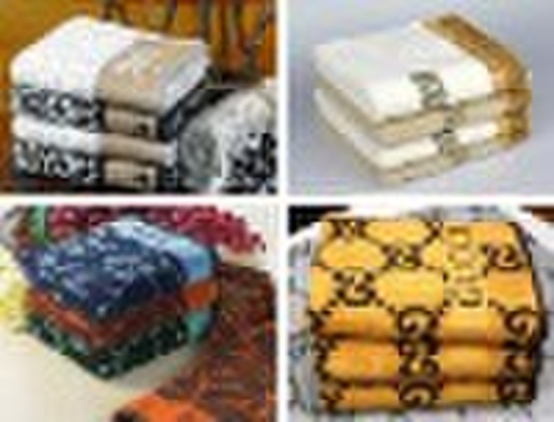 100% cotton jacquard bath towel
