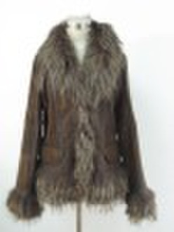 rabbit fur coat
