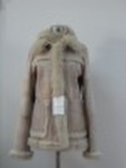 rabbit  fur coat