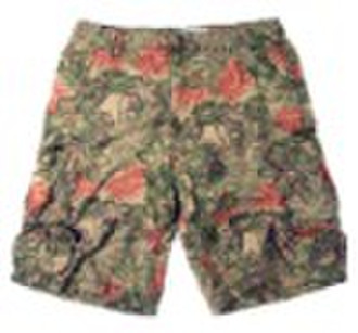 Men's Printed Cargo Shorts