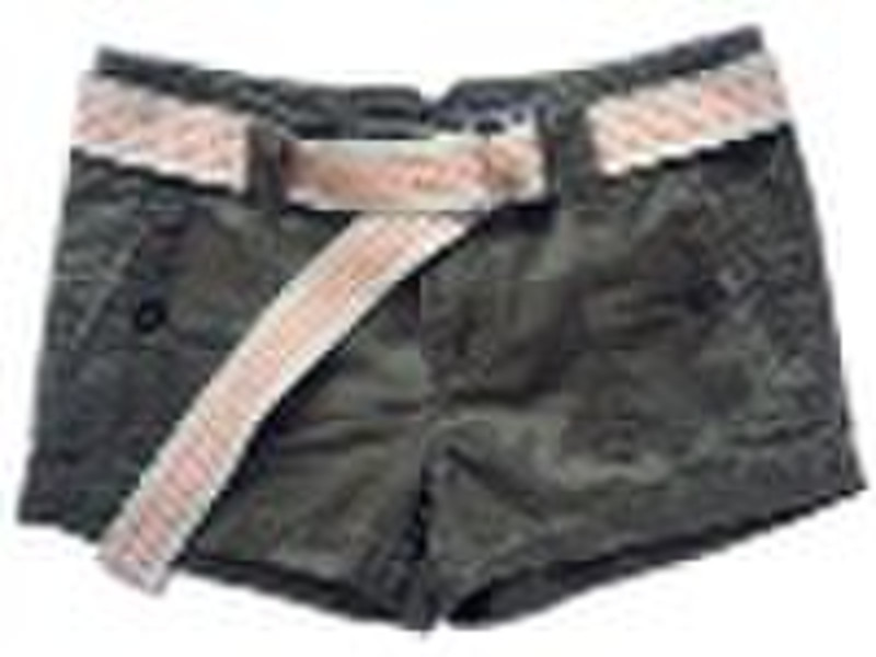 Ladies Camo Hot Shorts