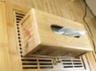 beautiful pattern coated bamboo Tissue Box