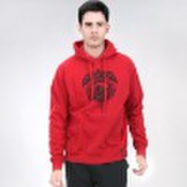 Men's polyester polar fleece Sweatshirt with h