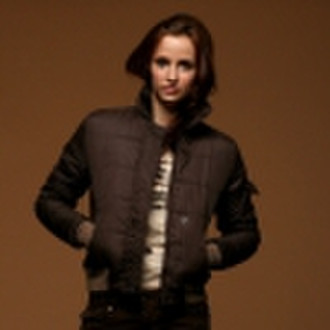 Ladies'  Padded Jacket with polar fleece linin