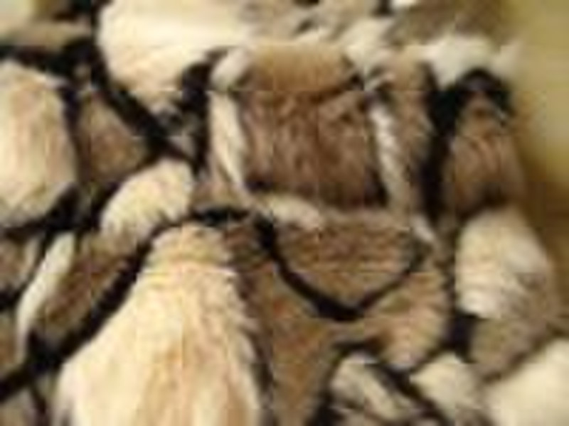 jacquard fake fur
