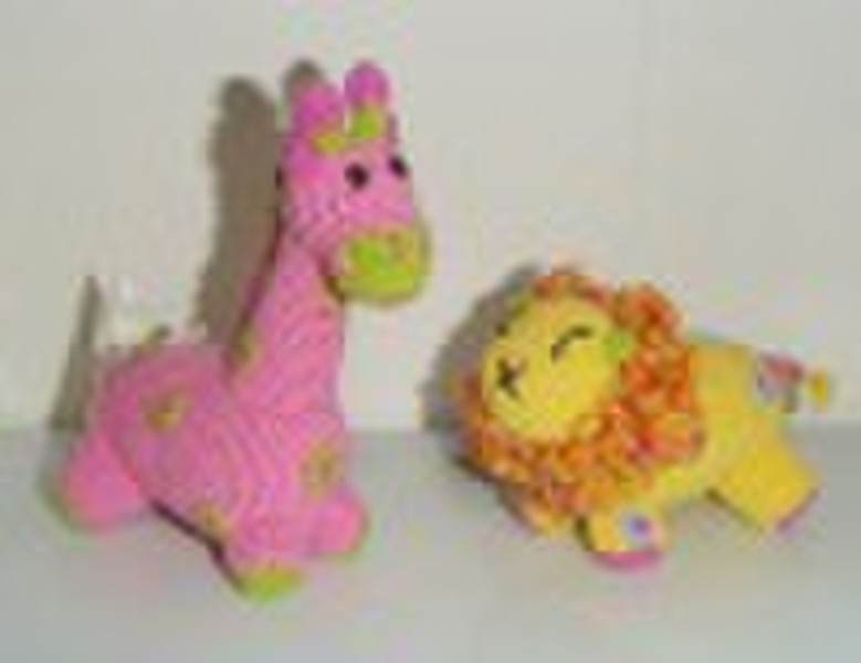 Crochet toys  giraffe & lion  JR-09-314-3-645-