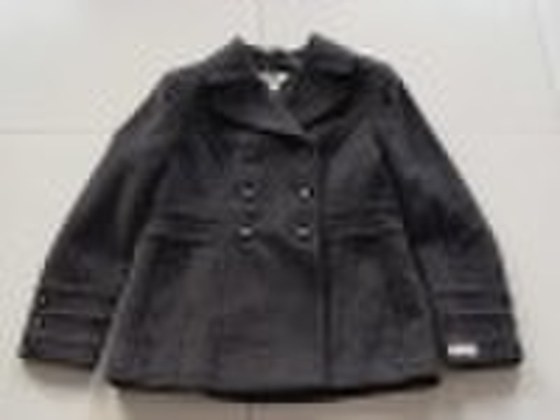 women's coat, women's peacoat, woolen peac