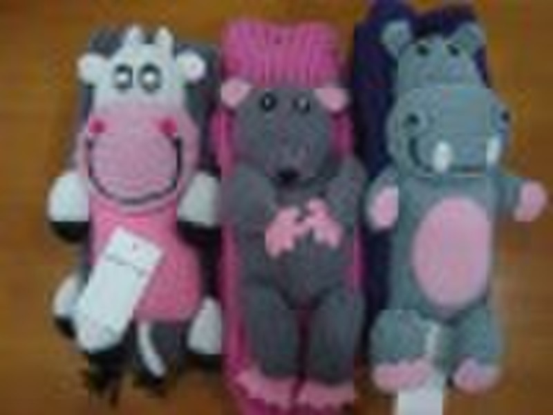 Room Socks with Animal Head