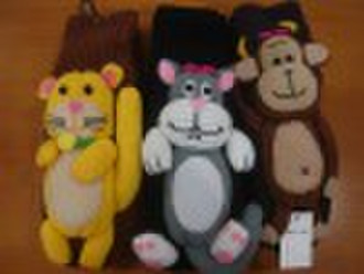 Room Socks with Animal Head