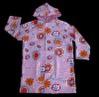 2010 new children's pvc raincoat/pvc jacket