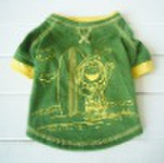 green T-shirts pet apparel