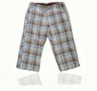 [Super Deal]Cotton Plaid Shorts