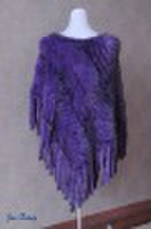 Professional Mink Tail Knitted (JHS-005, Violet),