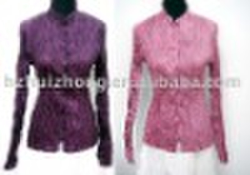 crinkled blouse