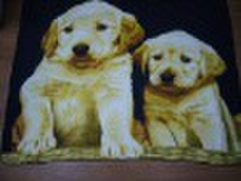 printed fleece blanket
