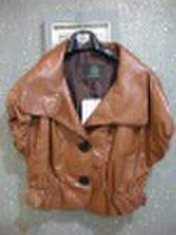 woman's leather garments