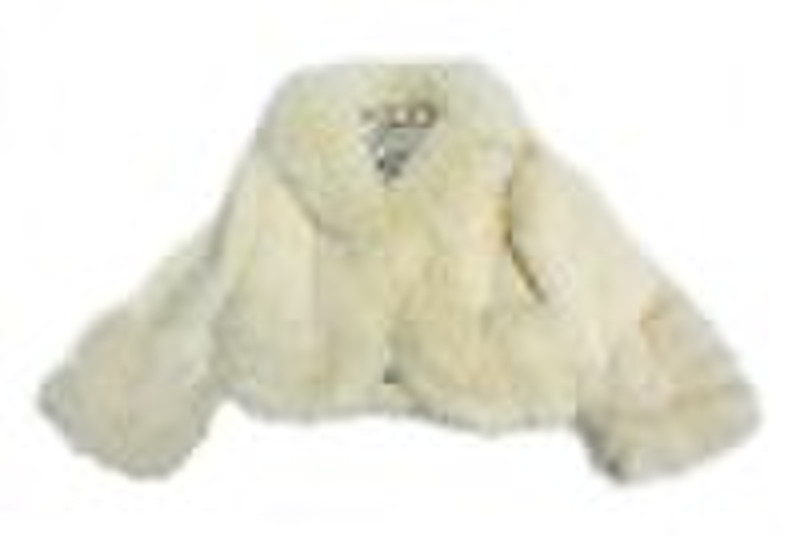 New fashion rabbit fur coat with fox fur collar